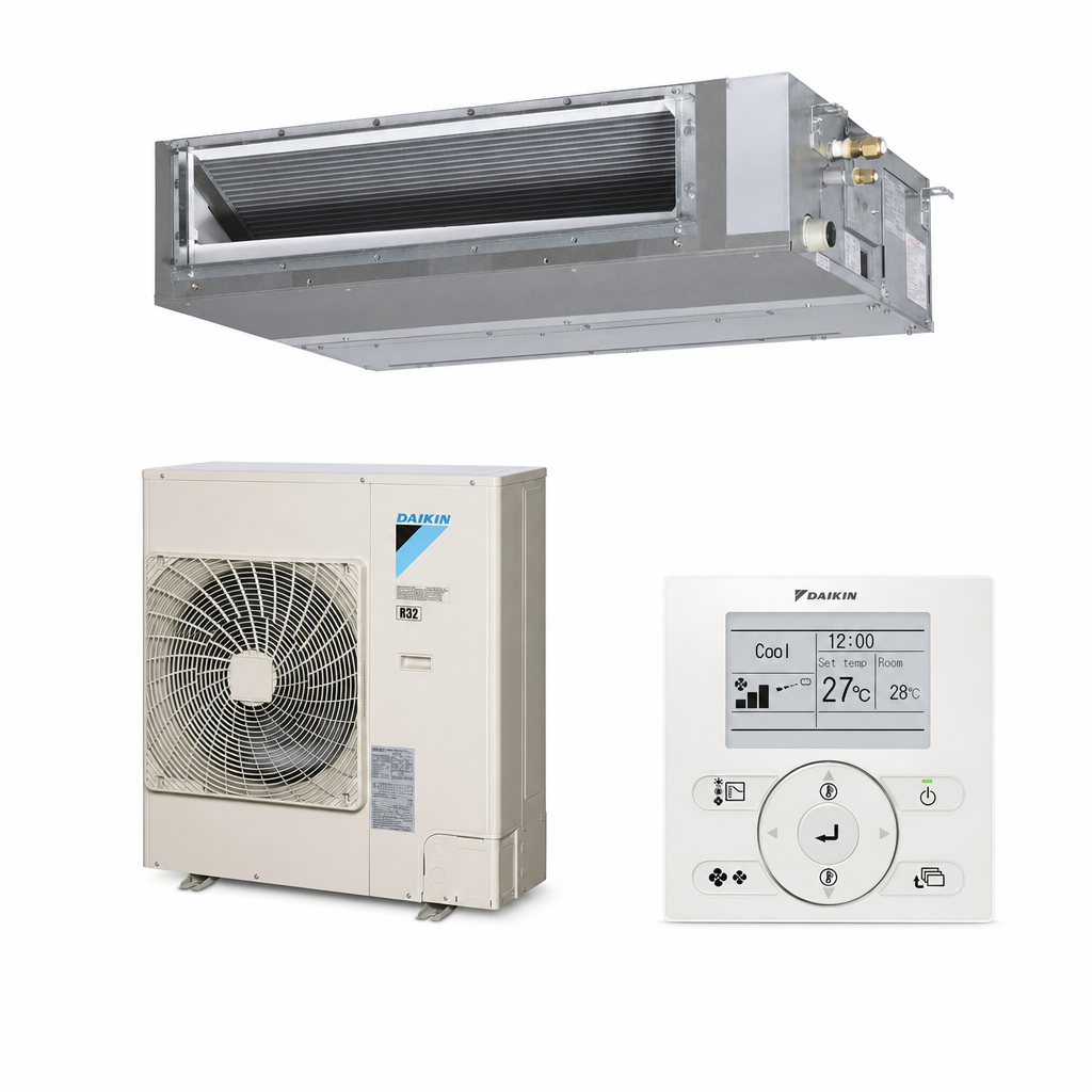 Daikin 8.5kW Slimline Ducted System 3 Phase FBA85BVMA / RZAC85CV1