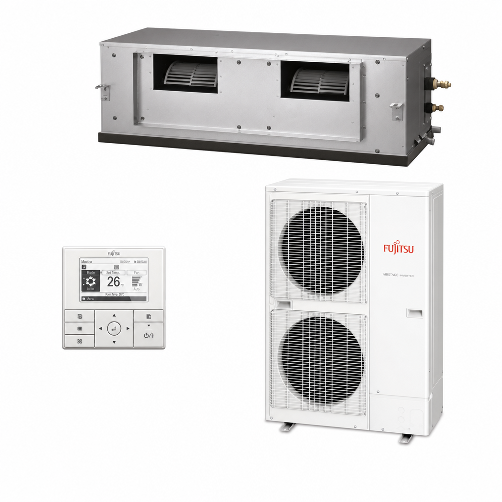 Fujitsu 12.5kW Inverter Ducted Air Conditioner System High Static SET-ARTH45KHTA