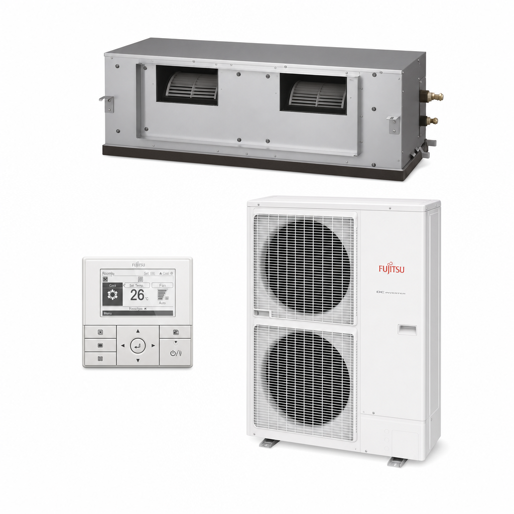 Fujitsu 9kW Inverter Ducted System High Static SET-ARTH30KHTA