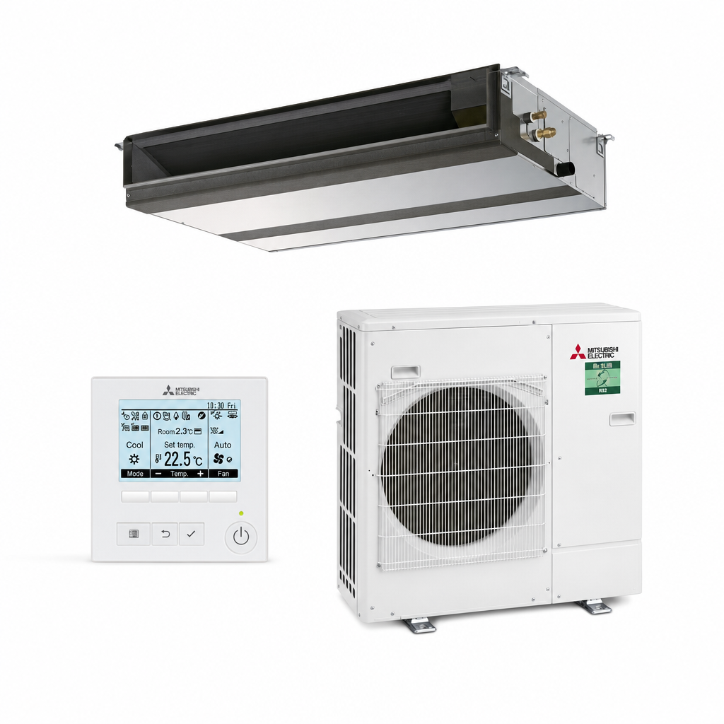 Mitsubishi Electric 10kW Low Profile Ducted System PEAD-M100JAA / PUZ-M100VKA-A.TH