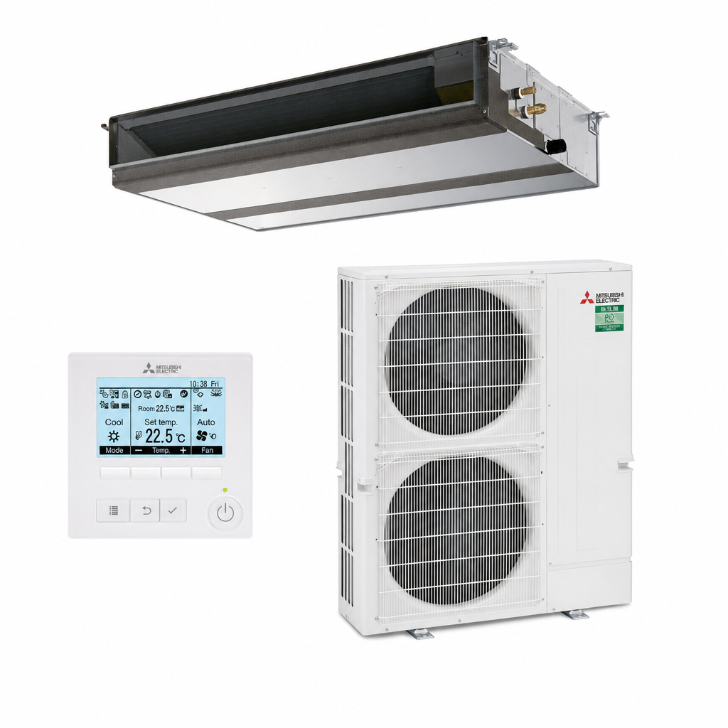 Mitsubishi Electric 14kW Low Profile Ducted System System PEAD-M140JAA / PUZ-M140VKA-A.TH