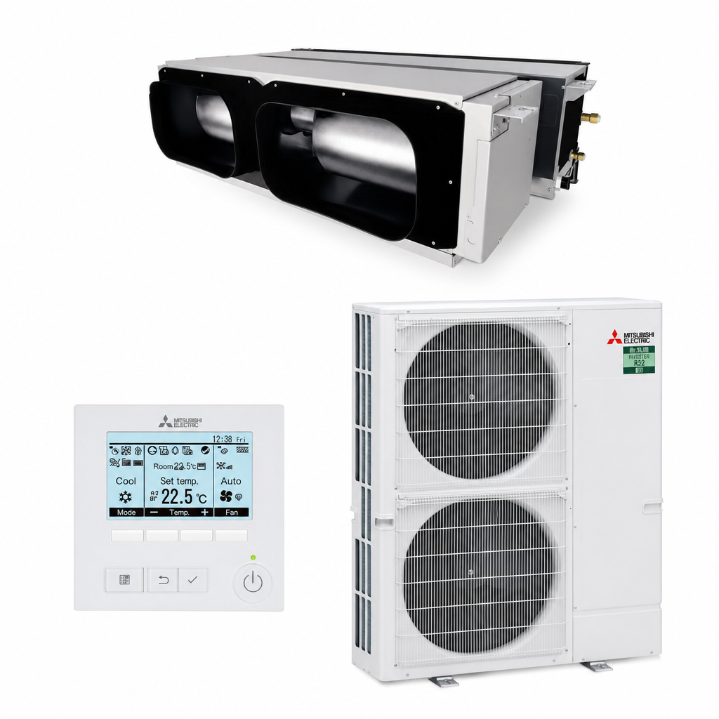 Mitsubishi Electric 16kW 3 Phase Inverter Ducted Air Conditioner PEA-M160HAA