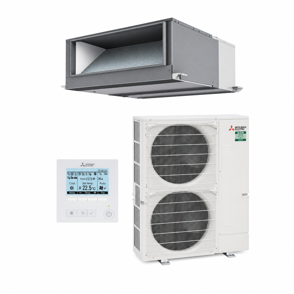 Mitsubishi Electric 18kW 3 Phase Inverter Ducted Air Conditioner PEA-M180LAA