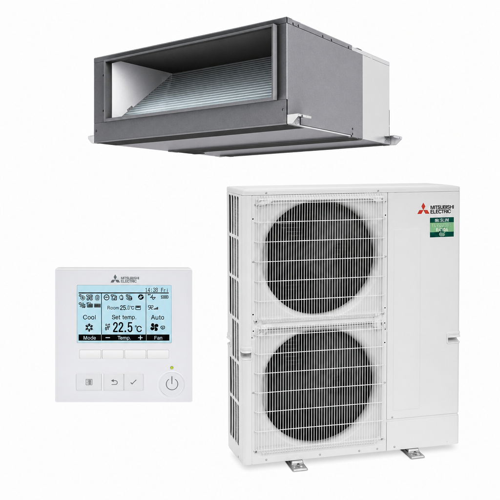 Mitsubishi Electric 20kW 3 Phase Inverter Ducted Air Conditioner PEA-M200LAA