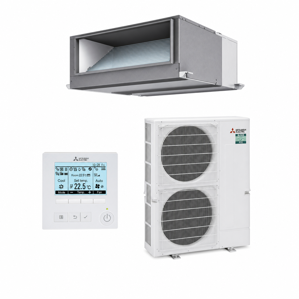 Mitsubishi Electric 25kW 3 Phase Inverter Ducted Air Conditioner PEA-M250LAA