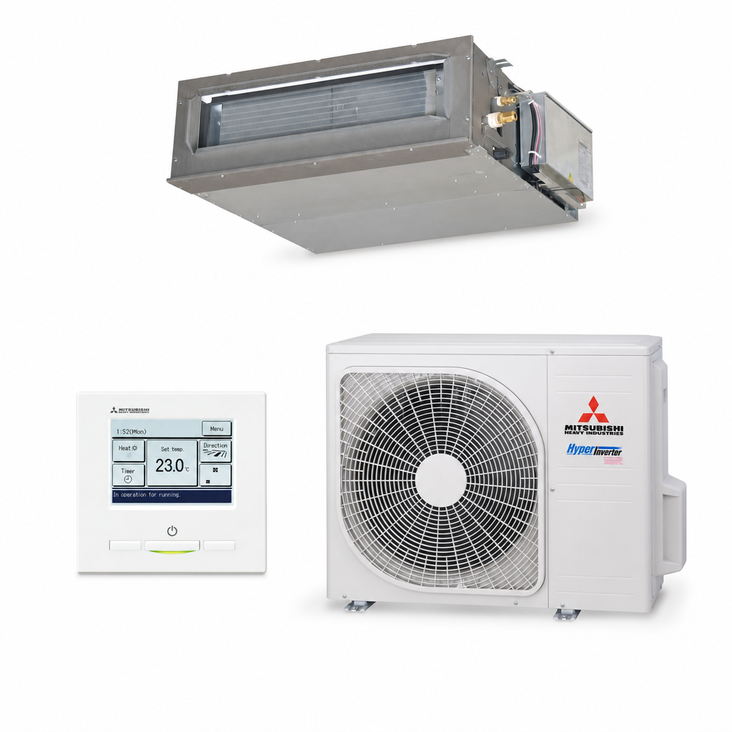 Mitsubishi Heavy Industries 6kW Mid Static Inverter Ducted System FDUM60ZSXAWVH