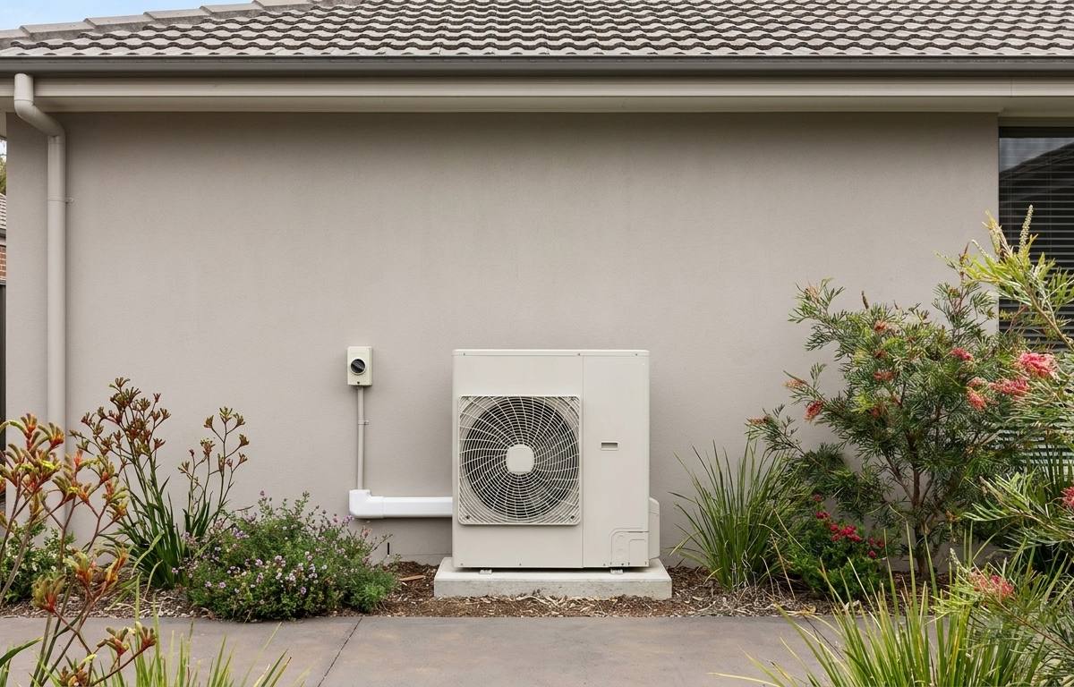 Daikin 10 kW ducted air conditioning installed in an Australian home