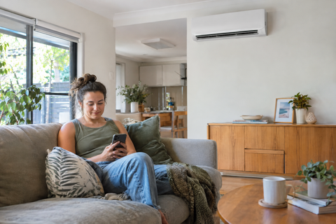 Ducted air conditioning in an Australian home, illustrating: How much does ac cost per hour?