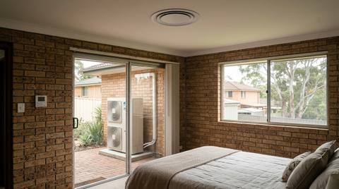 Daikin 14 kW ducted air conditioning installed in an Australian home