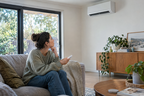Air conditioning in an Australian home, illustrating: What causes noise from aircon units?