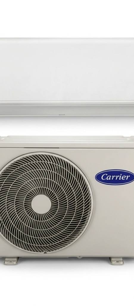 Carrier 2 kW split system air conditioner indoor and outdoor units