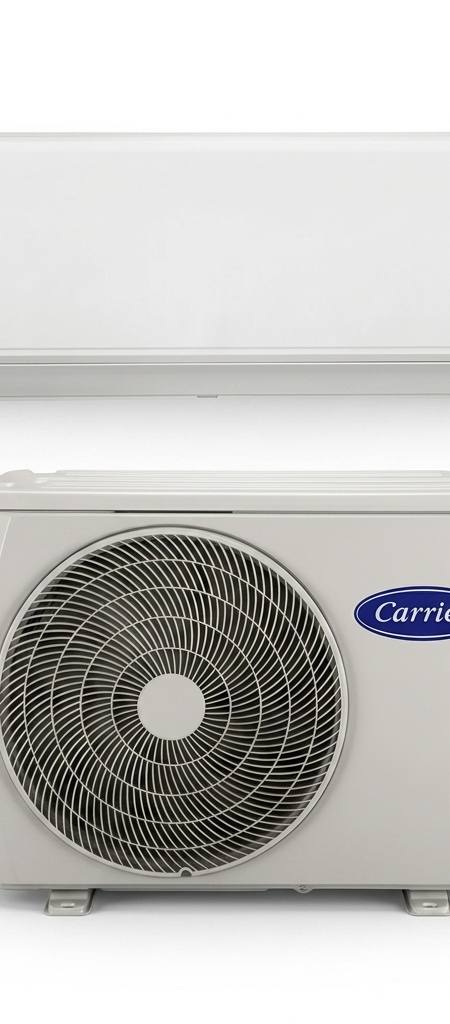 Carrier 3.5 kW split system air conditioner indoor and outdoor units