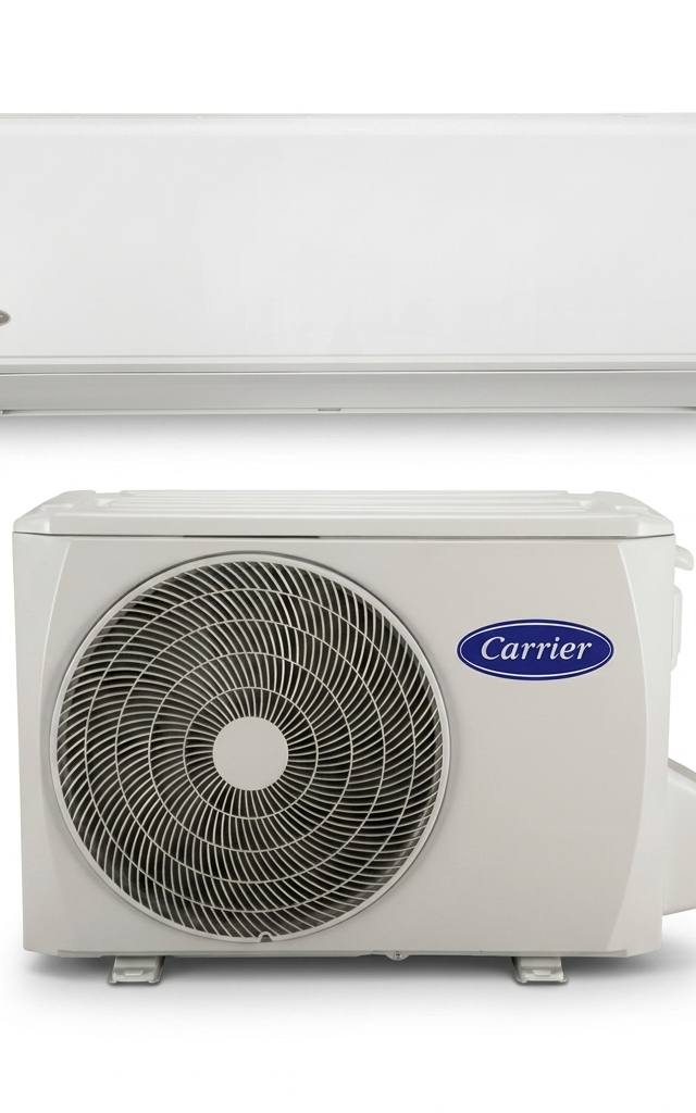 Carrier 6 kW split system air conditioner indoor and outdoor units