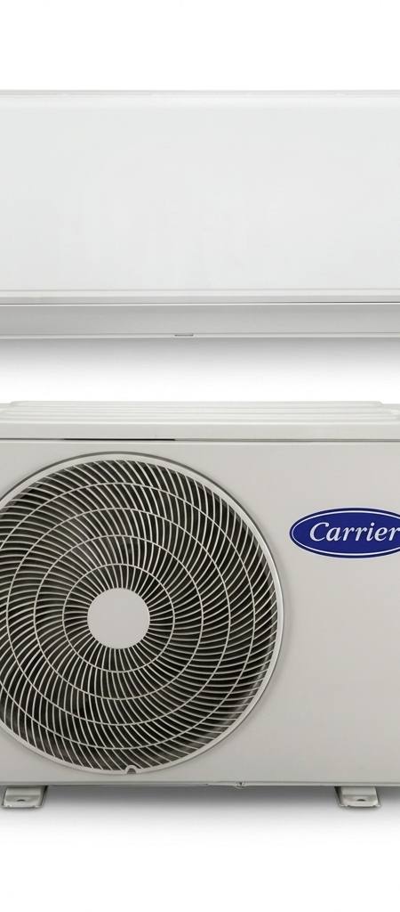 Carrier 7 kW split system air conditioner indoor and outdoor units