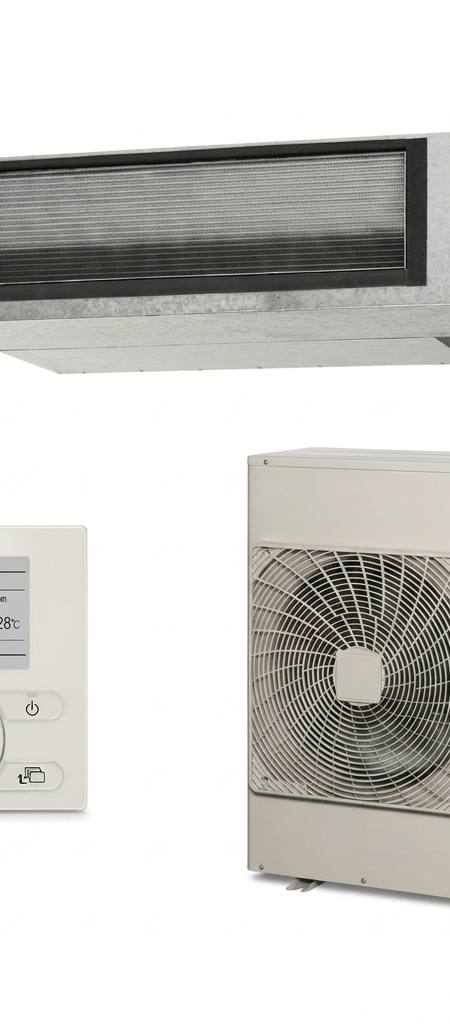 Daikin 10 kW ducted air conditioner indoor and outdoor units