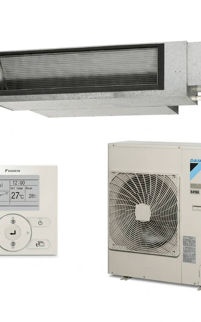 Daikin 10 kW ducted air conditioner indoor and outdoor units