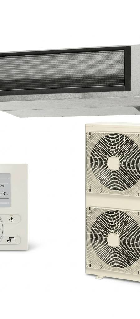 Daikin 14 kW ducted air conditioner indoor and outdoor units
