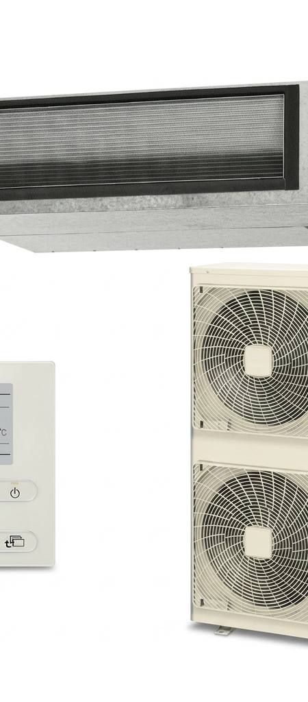 Daikin 14 kW ducted air conditioner indoor and outdoor units
