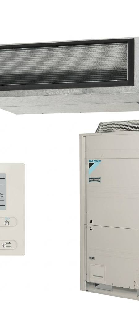 Daikin 18 kW ducted air conditioner indoor and outdoor units