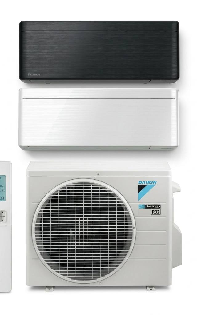 Daikin 3.5 kW split system air conditioner indoor and outdoor units
