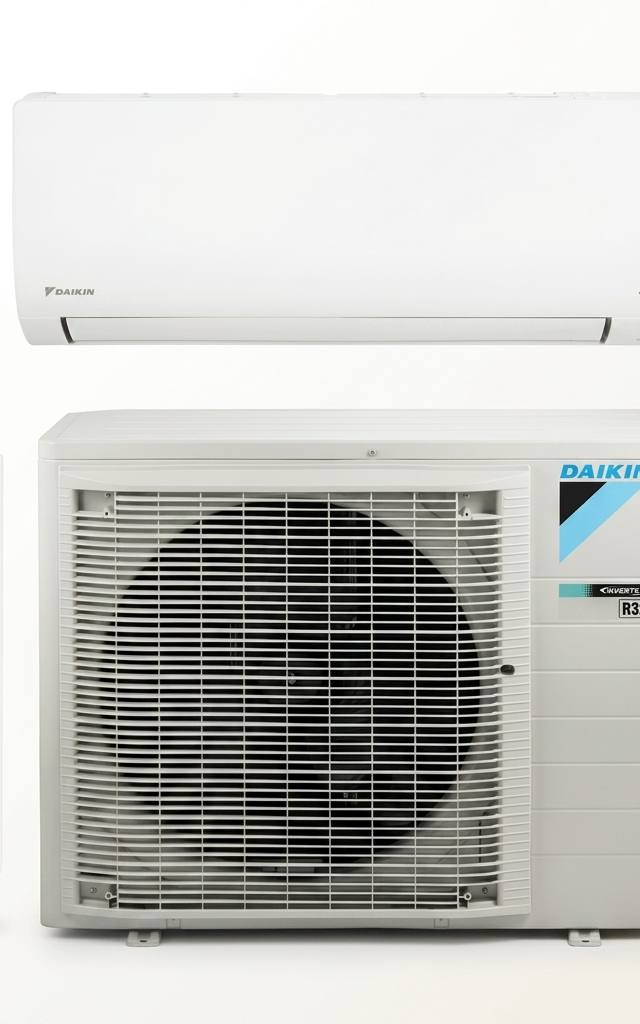 Daikin 4.6 kW split system air conditioner indoor and outdoor units