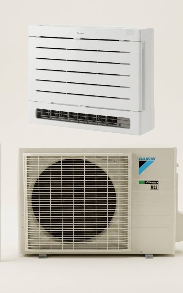 Daikin 5 kW split system air conditioner indoor and outdoor units