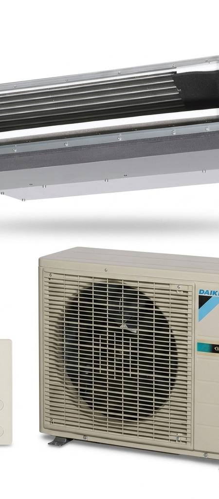Daikin 5 kW ducted air conditioner indoor and outdoor units