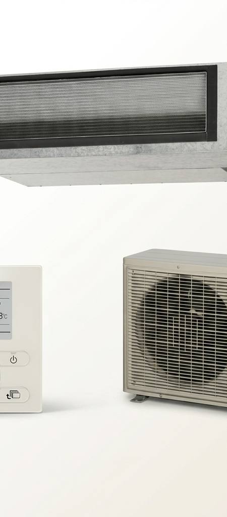 Daikin 5 kW ducted air conditioner indoor and outdoor units