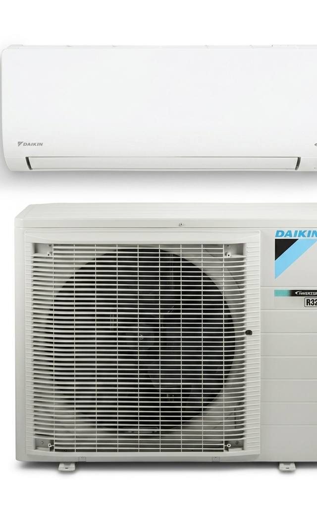 Daikin 5 kW split system air conditioner indoor and outdoor units