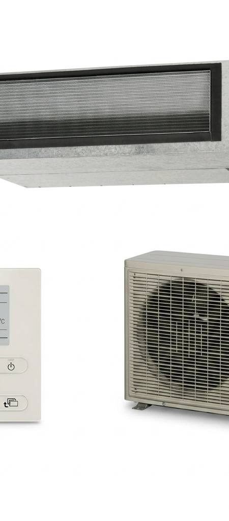 Daikin 6 kW ducted air conditioner indoor and outdoor units
