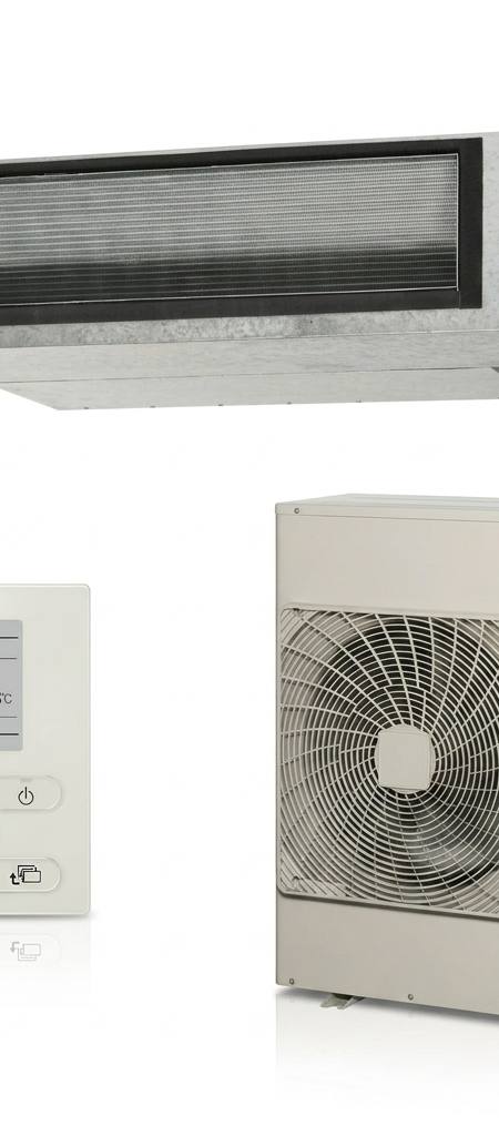 Daikin 8.5 kW ducted air conditioner indoor and outdoor units