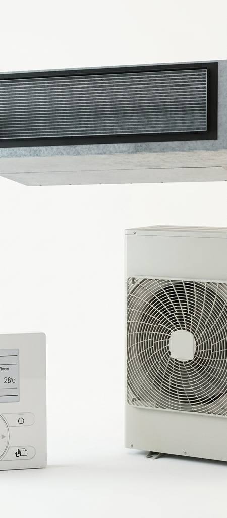 Daikin 8.5 kW ducted air conditioner indoor and outdoor units