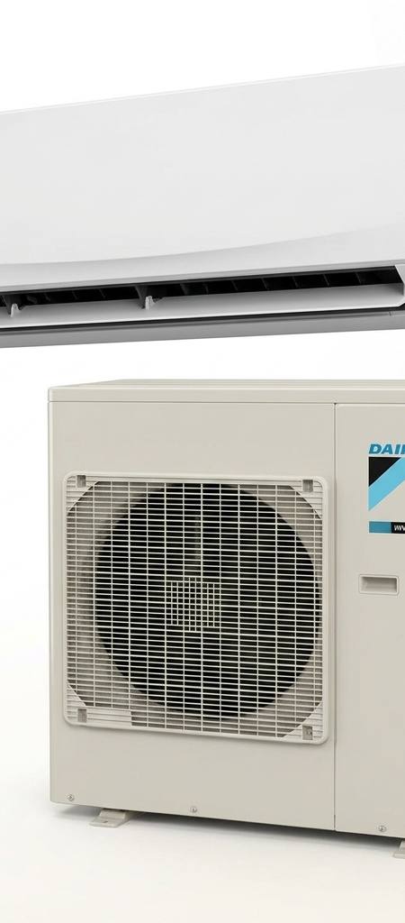 Daikin 8 kW split system air conditioner indoor and outdoor units