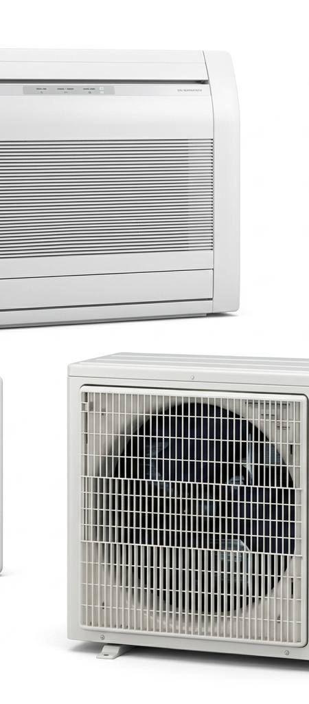 Fujitsu 4.2 kW split system air conditioner indoor and outdoor units