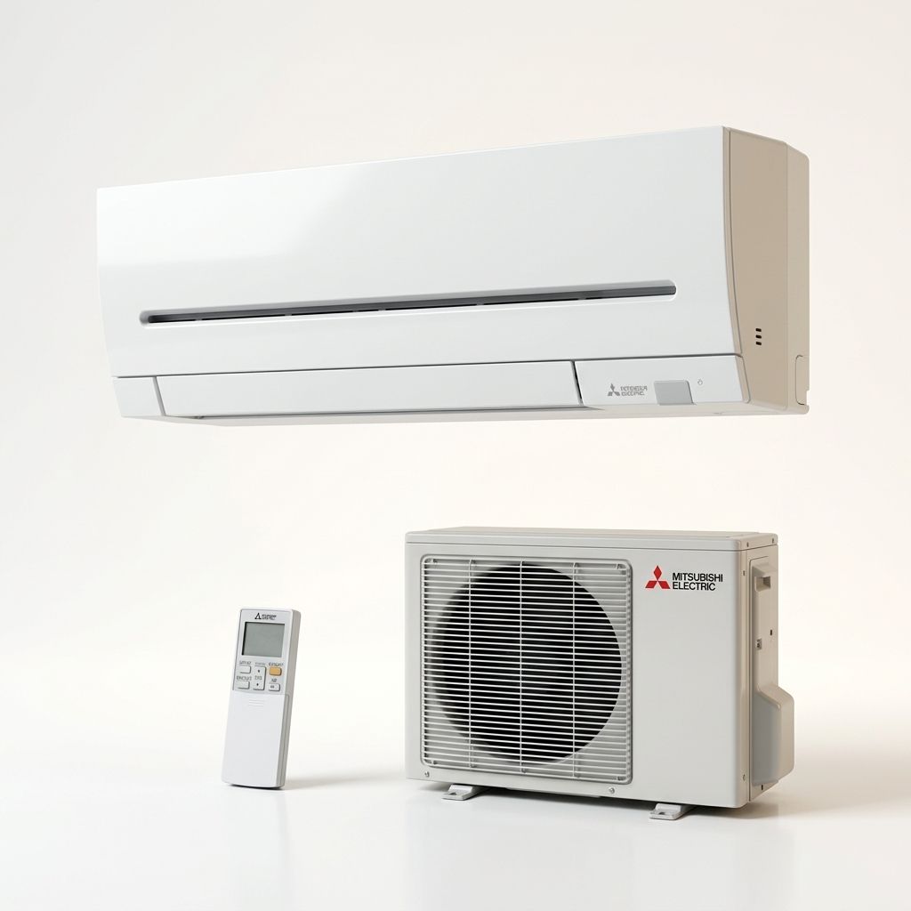 Mitsubishi Electric 2.5 kW multi-split air conditioner indoor and outdoor units