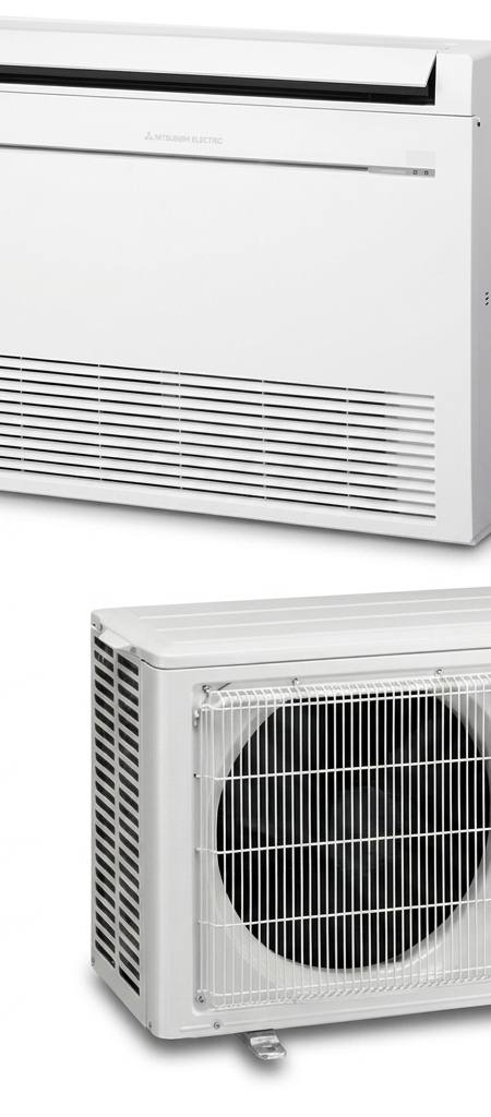 Mitsubishi Electric 4.2 kW split system air conditioner indoor and outdoor units