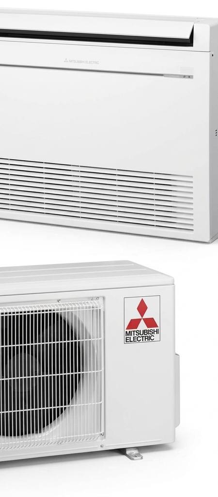 Mitsubishi Electric 5 kW split system air conditioner indoor and outdoor units