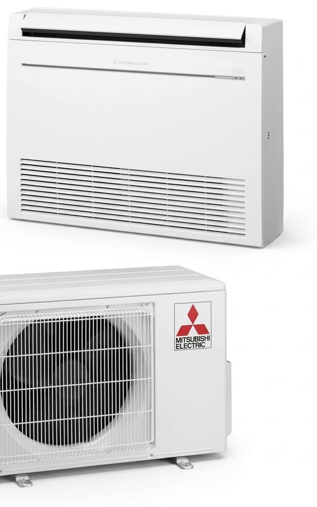 Mitsubishi Electric 5 kW split system air conditioner indoor and outdoor units