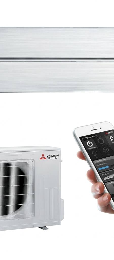 Mitsubishi Electric 5 kW split system air conditioner indoor and outdoor units