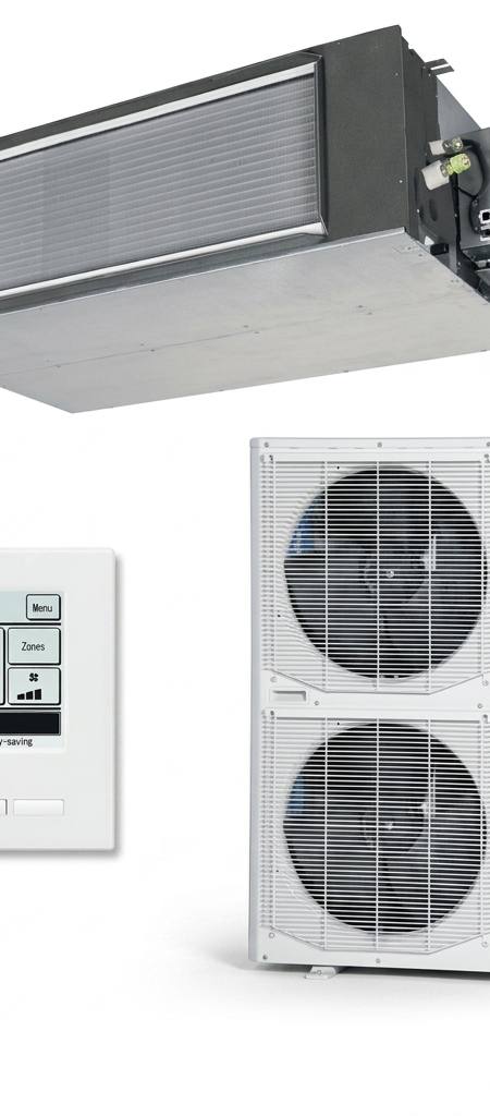 Mitsubishi Heavy Industries 10 kW three-phase ducted air conditioner indoor and outdoor units