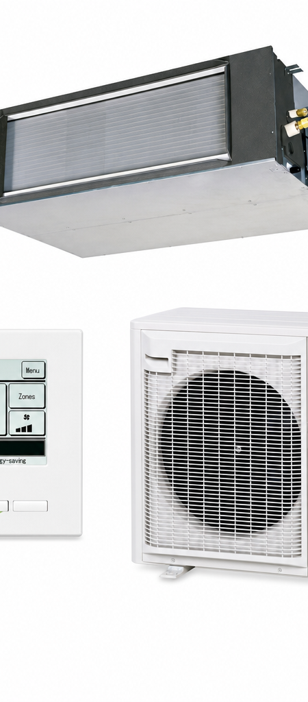 Mitsubishi Heavy Industries 10 kW ducted air conditioner indoor and outdoor units