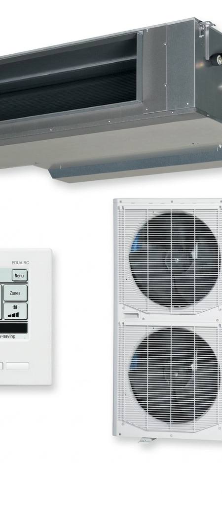 Mitsubishi Heavy Industries 14 kW three-phase ducted air conditioner indoor and outdoor units