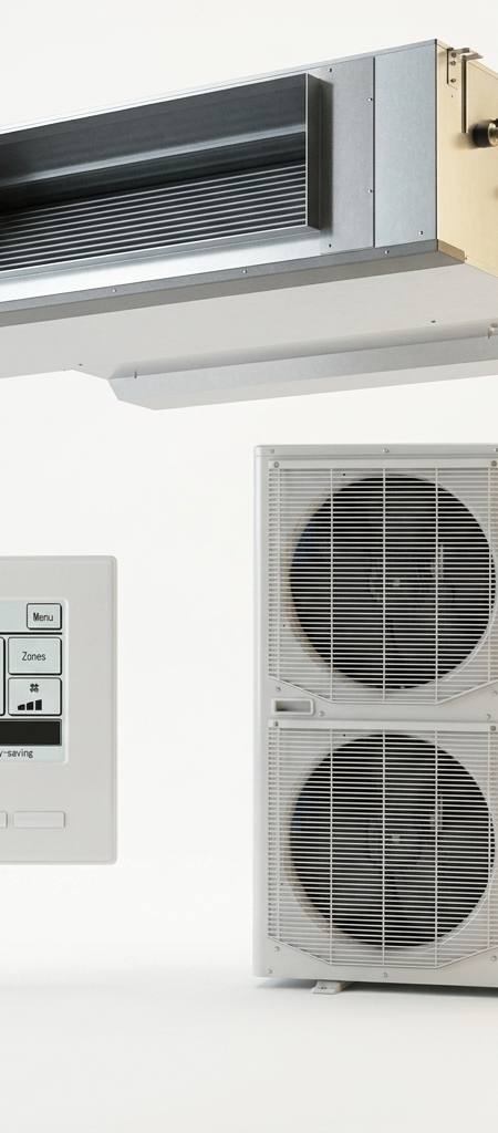 Mitsubishi Heavy Industries 14 kW ducted air conditioner indoor and outdoor units