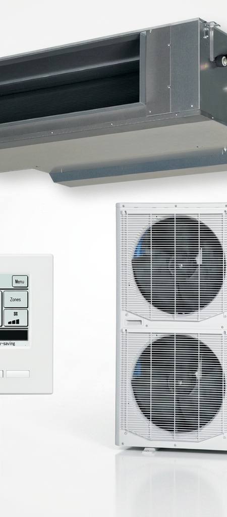 Mitsubishi Heavy Industries 16 kW three-phase ducted air conditioner indoor and outdoor units