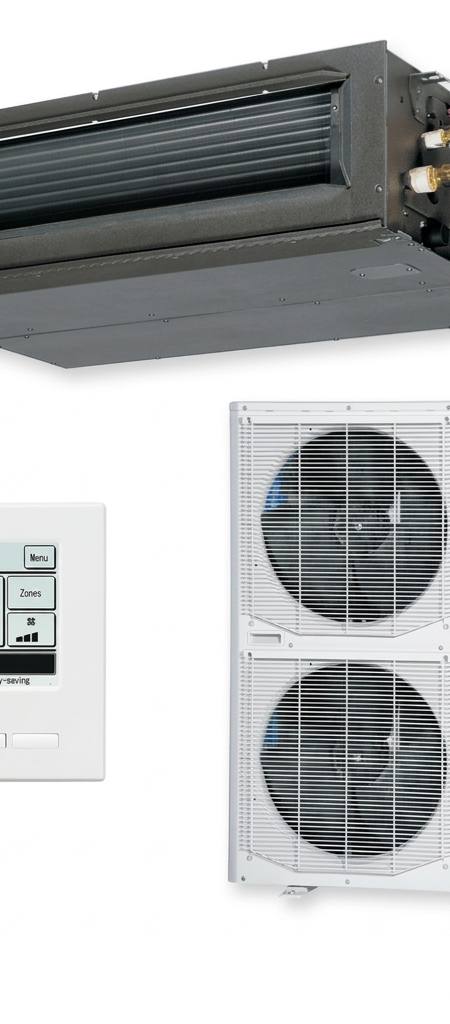 Mitsubishi Heavy Industries 20 kW three-phase ducted air conditioner indoor and outdoor units
