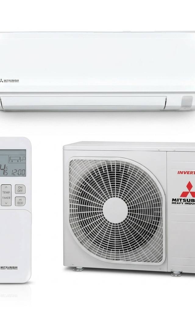 Mitsubishi Heavy Industries 6.3 kW split system air conditioner indoor and outdoor units