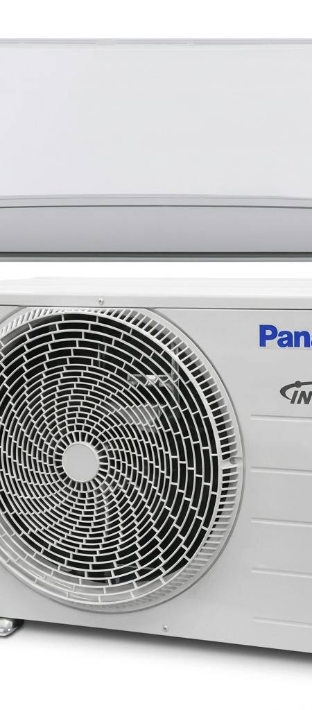 Panasonic 2.5 kW split system air conditioner indoor and outdoor units