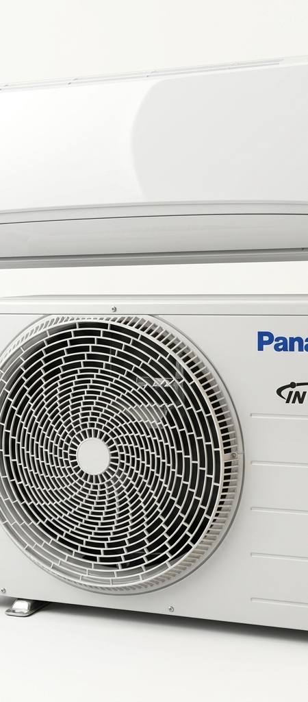 Panasonic 4.2 kW split system air conditioner indoor and outdoor units