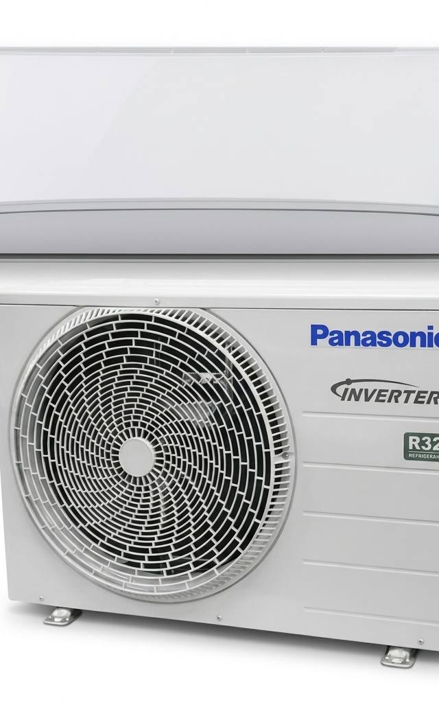 Panasonic 5 kW split system air conditioner indoor and outdoor units