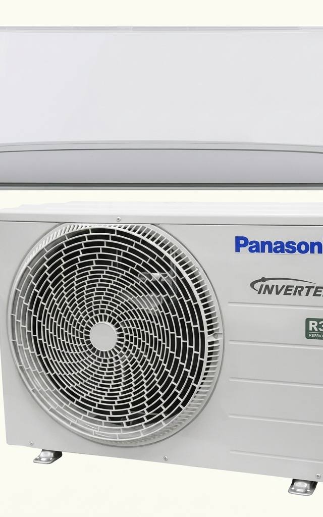 Panasonic 6 kW split system air conditioner indoor and outdoor units